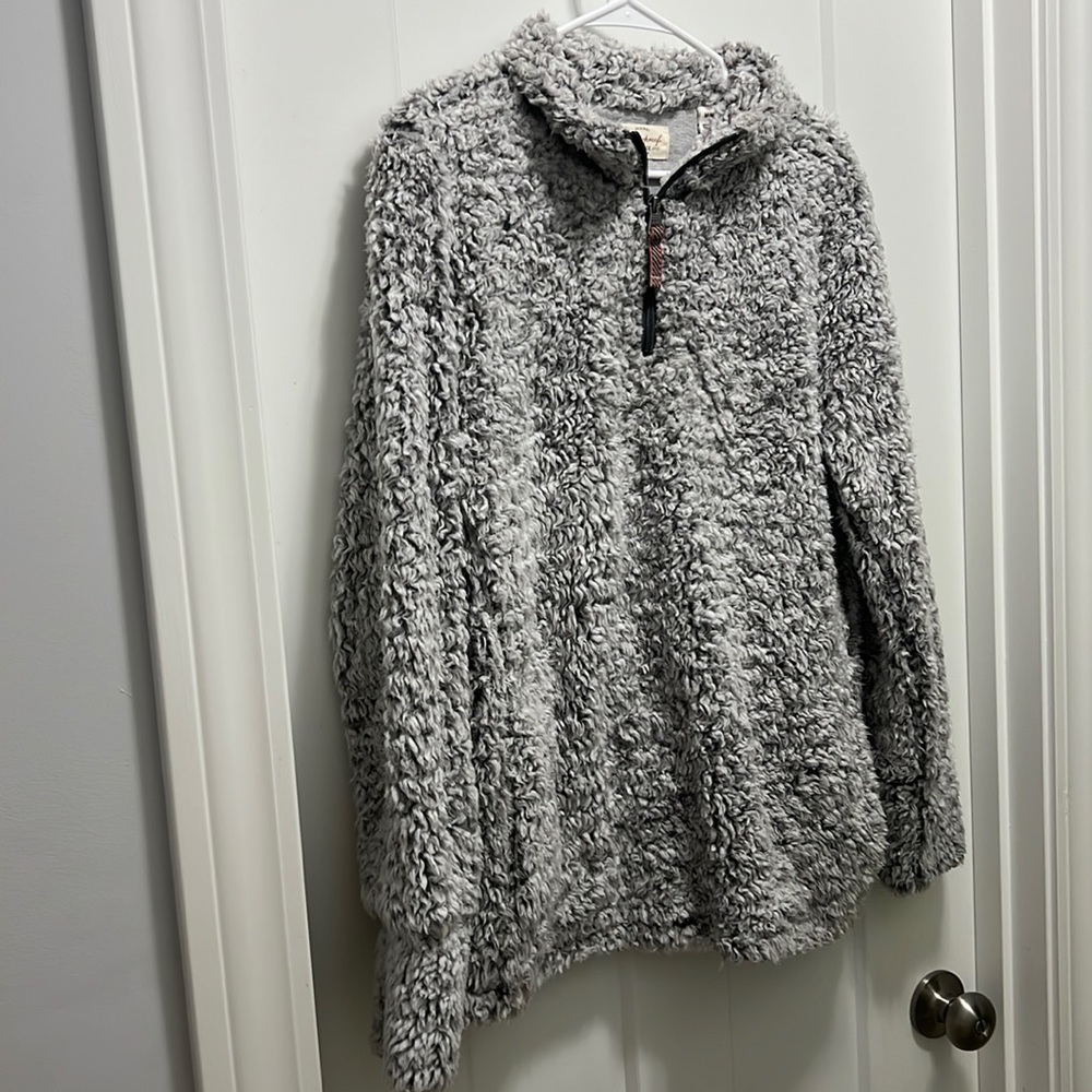 Fleece weatherproof half zip
